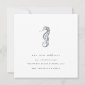 沿海航路の住所変更 案内状 (正面)