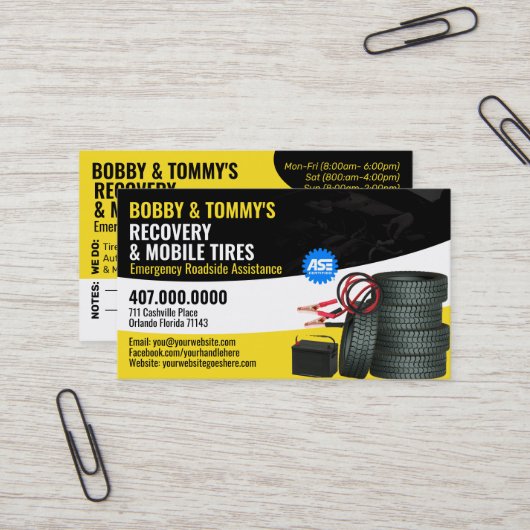 沿道の緊急回復の自動修復 名刺 (正面/裏面インサイチュ)