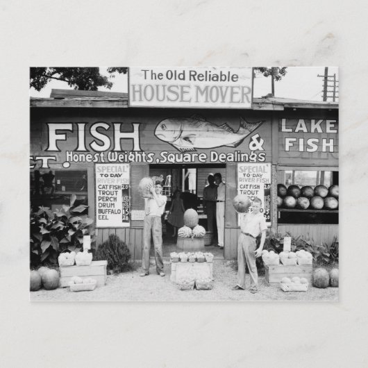 沿道市場， 1936 ポストカード (正面)