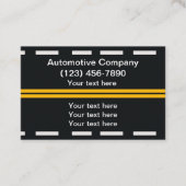 沿道車の支援サービス 名刺 (正面)