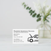 沿道車の支援 名刺 (スタンド正面)