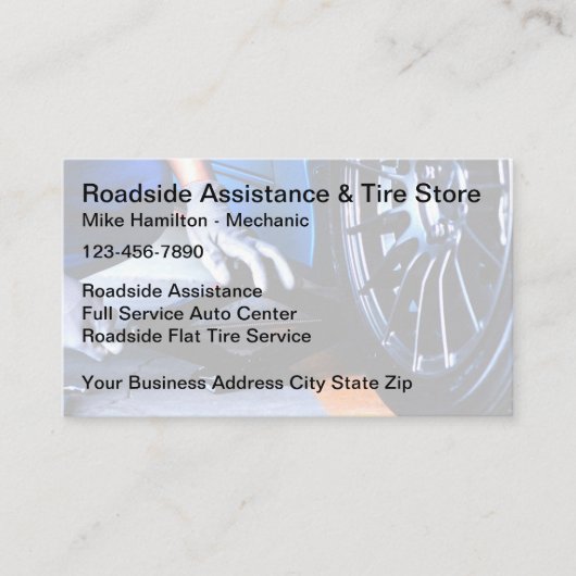 沿道車の支援 名刺 (正面)