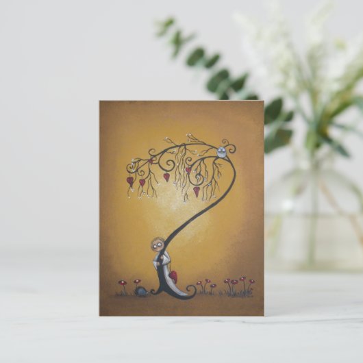 沿面のアートお洒落ポストカードの表示/非表示 ポストカード (スタンド正面)