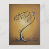 沿面のアートお洒落ポストカードの表示/非表示 ポストカード (正面)