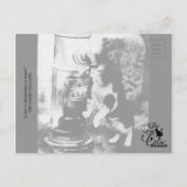 泉でさわやかな猫 ポストカード (裏面)