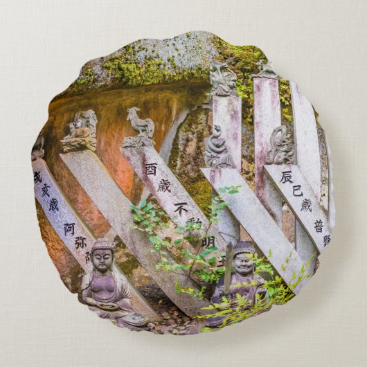 泉光寺仏像 ラウンドクッション (裏面)