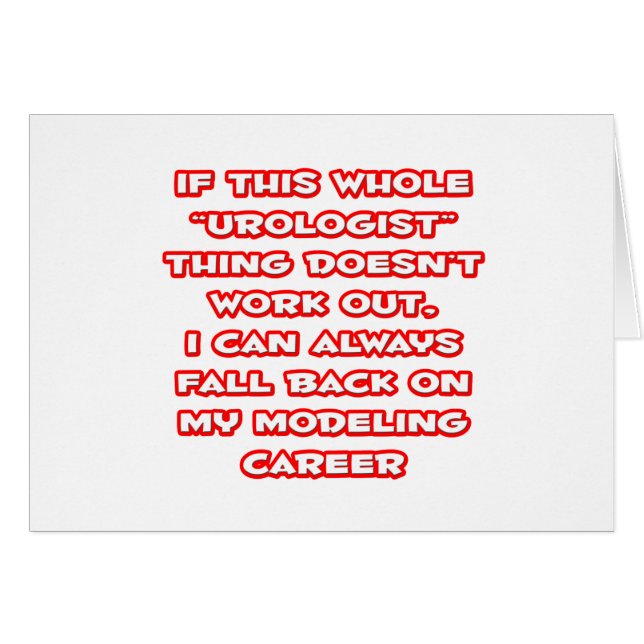 泌尿器科医のユーモア…モデリングのキャリア (正面横)