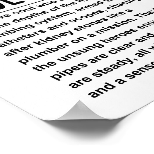 泌尿器科医 ポスター (角)