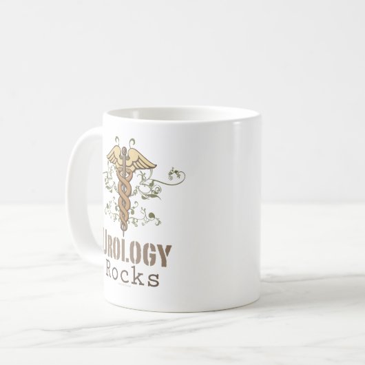 泌尿器科学は泌尿器科医のマグを揺すります コーヒーマグカップ (正面左)