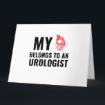 泌尿科医 funny ハート サンキューカード<br><div class="desc">かっこいい、コミック、かわいい、手術医、医者、看護師、面白い、エレガント、愛、カップル、科学、医療</div>