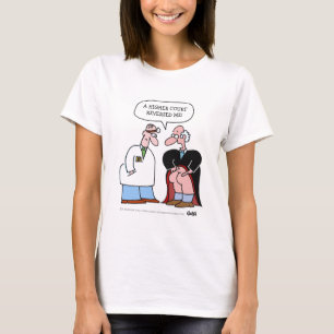 法おもしろい務判事兼医師漫画 Tシャツ