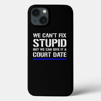 法おもしろい執行警察官 iPhone 13ケース