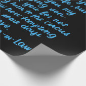 法おもしろい律の娘と娘親愛の娘 ラッピングペーパー (角)