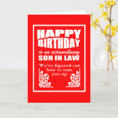 法おもしろい律上のハッピーバースデー カード (黄色い花)