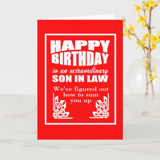 法おもしろい律上のハッピーバースデー カード (黄色い花)