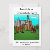 法おもしろい科卒業党招待状 招待状 (正面)