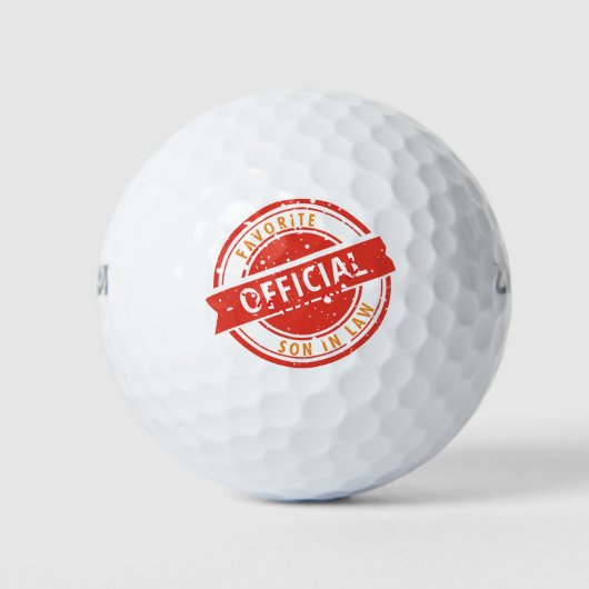 法お気に入りの律上の息子 ゴルフボール (正面)