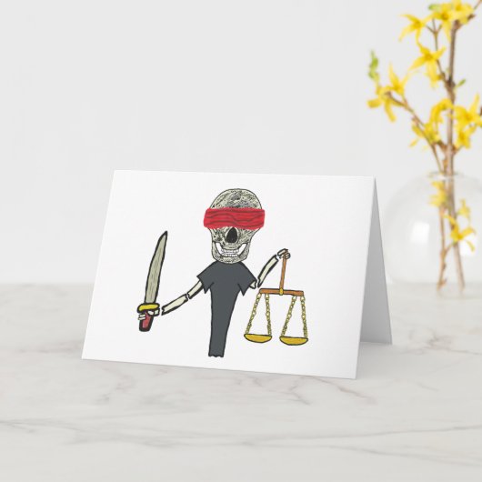 法と正義 カード (黄色い花)