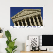 法に基づく平等な正義 ポスター (ホームオフィス)