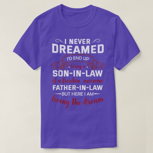 法のパパで自由素晴らしな父の律法の息子 Tシャツ (デザイン正面)