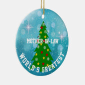 法の世界で最も偉大な母か他の称号で –  セラミックオーナメント (右)