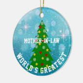 法の世界で最も偉大な母か他の称号で –  セラミックオーナメント (左)