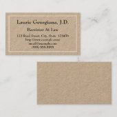 法の名刺での低鍵の弁護士 名刺 (正面/裏面)