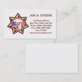 法の執行のアメリカのワシの名刺 名刺 (正面/裏面)