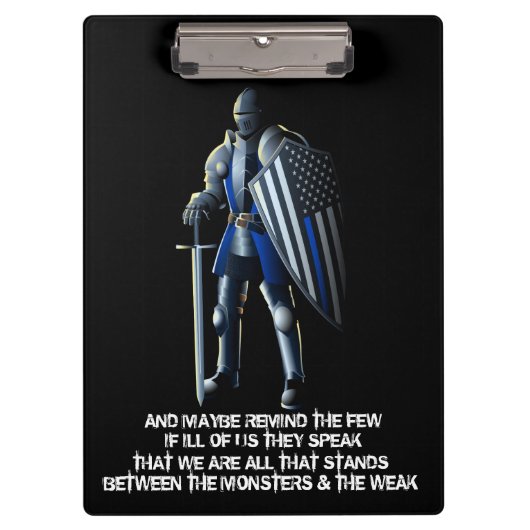 法の執行のクリップボード クリップボード (正面)