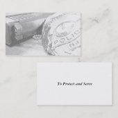 法の執行の名刺 名刺 (正面/裏面)