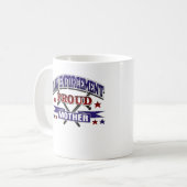 法の執行の誇り高い母 コーヒーマグカップ (正面左)