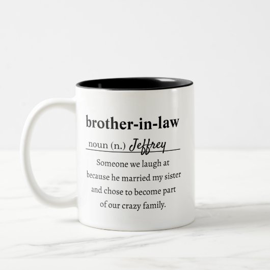 法の定義の兄弟 ツートーンマグカップ (左)