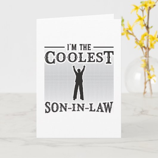 法の息子が父素晴らし親訴訟の贈おもしろいり物 カード (黄色い花)