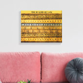 法の支配者 キャンバスプリント (インサイチュ (リビング))