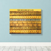 法の支配者 キャンバスプリント (インサイチュ (ウッドフロア))