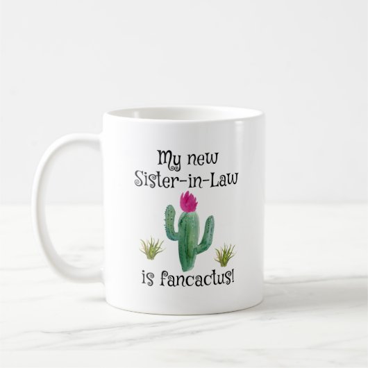 法の新しい未来の姉が贈り物マグおもしろいで コーヒーマグカップ (左)