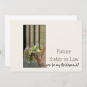 法の未来の姉が花嫁の付き添いになれ 招待状 (正面/裏面)