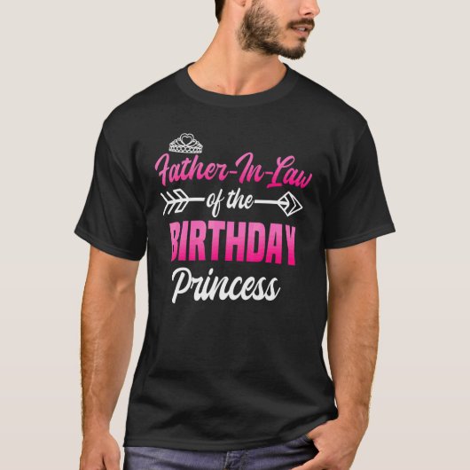 法の父誕生日プリンセスパーティー日 Tシャツ (正面)
