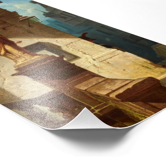 法の目、カール・スピツウェグによる正義 フォトプリント (角)