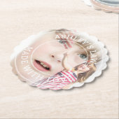 法の紙を作った ペーパーコースター (アングル)