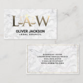 法の裁はかりで測判 | 弁護士 名刺 (正面/裏面)