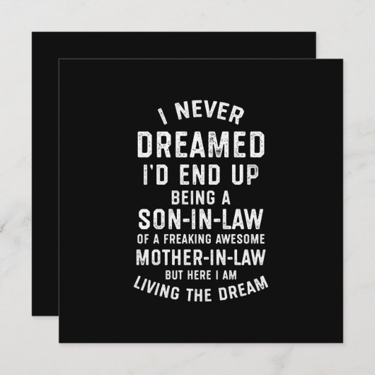 法の贈り物で息子になるとは夢にも思わなかった。 シーズンカード (正面/裏面)