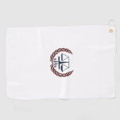 法はかりで測事弁パーソナライズされた護士の贈り物 ゴルフタオル (横)