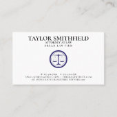 法はかりで測事弁護士弁護士 名刺 (正面)