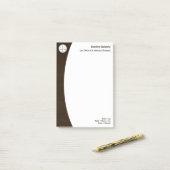 法はかりで測務局 ポストイット (デスク上)