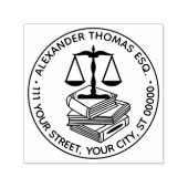 法はかりで測務弁護士#2名簿所在地 セルフインキングスタンプ (デザイン)