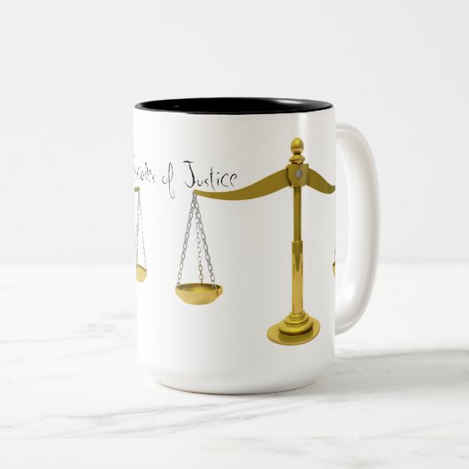 法はかりで測学生の |コーヒーマグ ツートーンマグカップ (正面右)