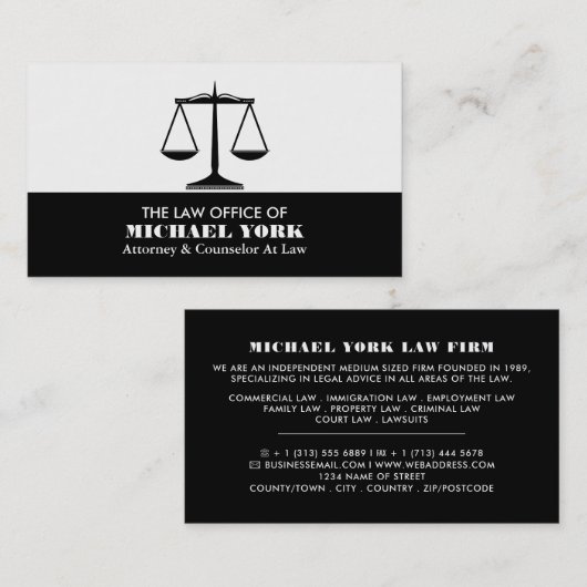 法はかりで測律法プロフェッショナル 名刺 (正面/裏面)