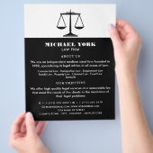 法はかりで測律法務広告局 チラシ (手)