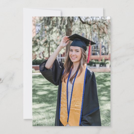 法はかりで測律法被フローラパーティー写真 招待状 (裏面)